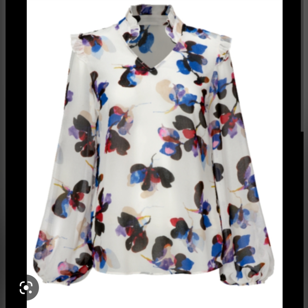 NWOT CABI Orchid Blouse - Size M